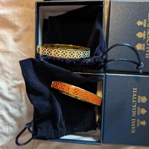 NWT 5 Halcyon Days Hinged Bracelets 1 Watch